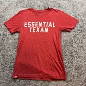 Tumbleweed Texstyles Essential Texan Graphic T-Shirt Mens Small S Red Heather